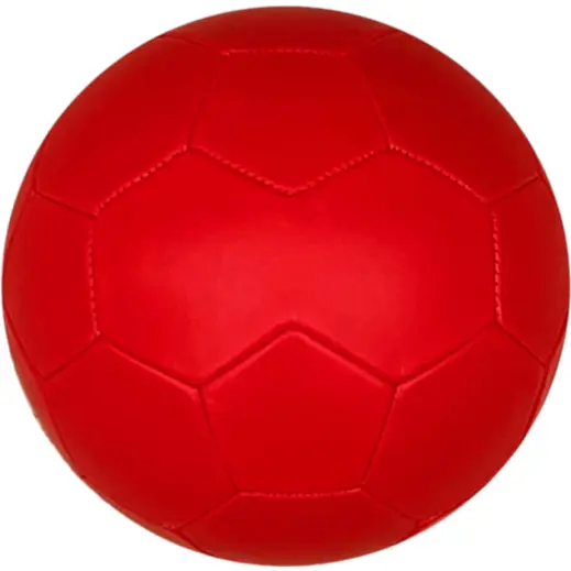 30 Panel Promotional Soccer Ball Solid-Red